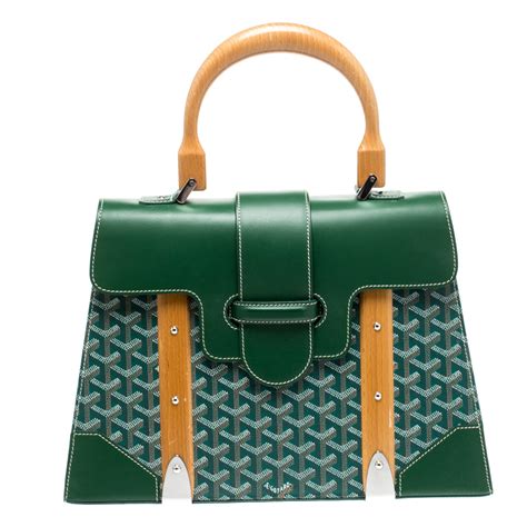 goyard saigon green fake|is my goyard bag genuine.